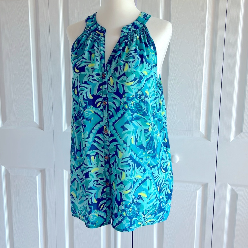 Lilly Pulitzer 100% SILK Top
